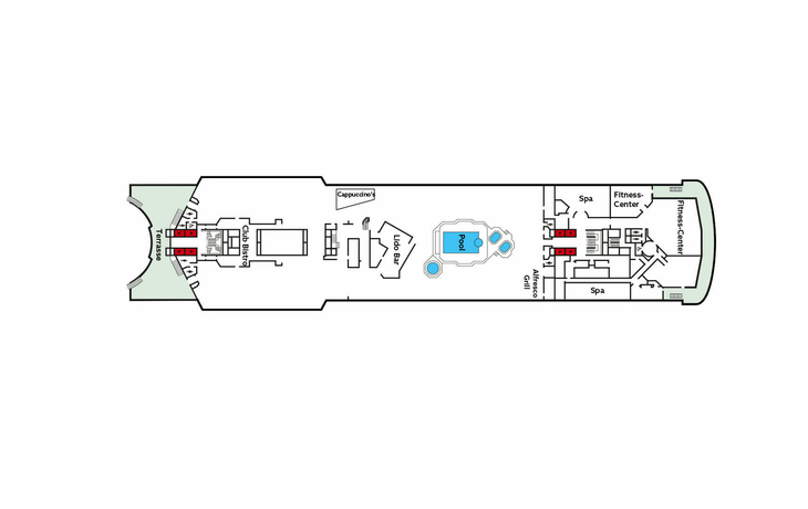 Lido-Deck (Deck 11)