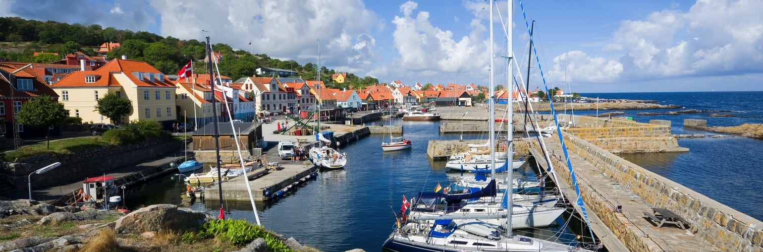 Gudhjem auf Bornholm, Dänemark
