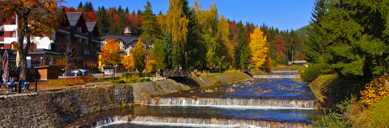 Spindlermühle im Riesengebirge in der Tschechischen Republik