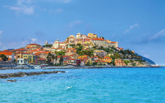 A coastal city of Imperia, Italian Rivera in the region of Ligur