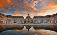 Place de la Bourse in  Bordeaux, France