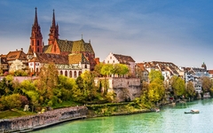 Basel in der Schweiz