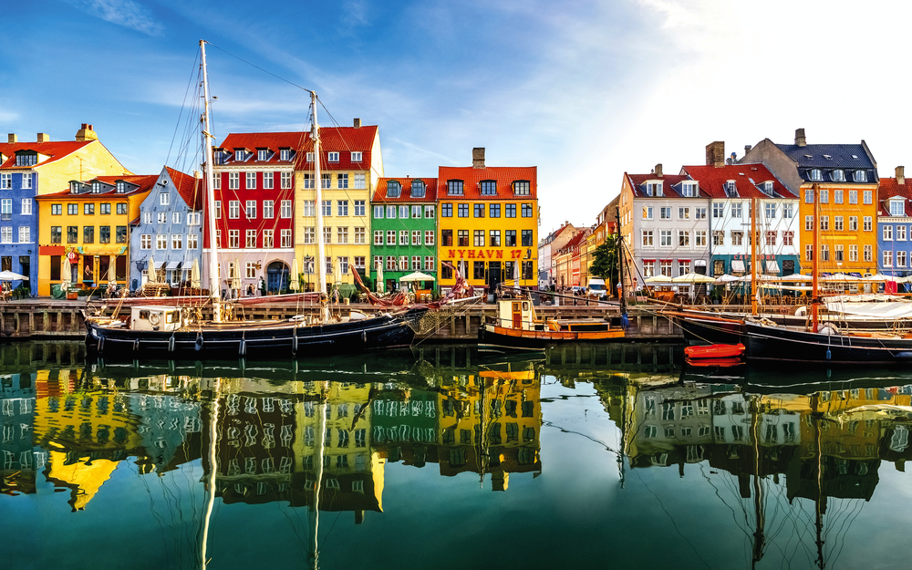 Nyhavn, Kopenhagen, Dänemark 
