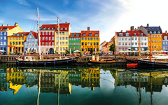 Nyhavn, Kopenhagen, Dänemark 