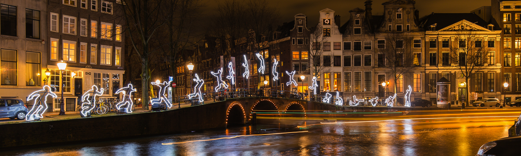 Amsterdam mit Light Festival