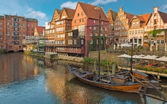 das historische Zentrum von Lüneburg, Deutschland