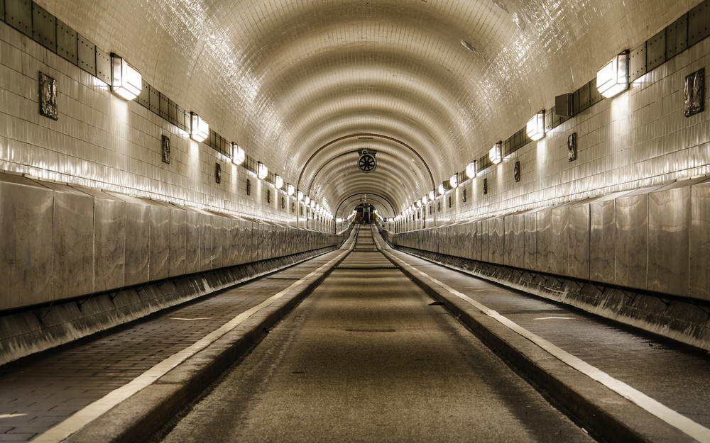 alter Elbtunnel in Hamburg
