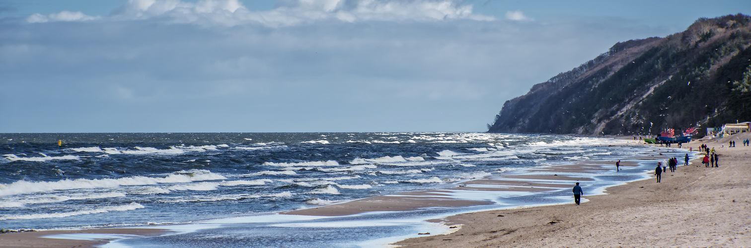 Kolberg Strand im Winter