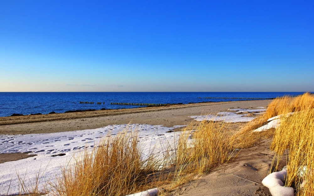 winterlicher Strand bei Graal-Müritz