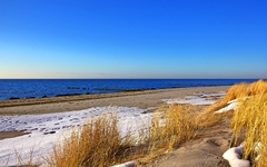 winterlicher Strand bei Graal-Müritz