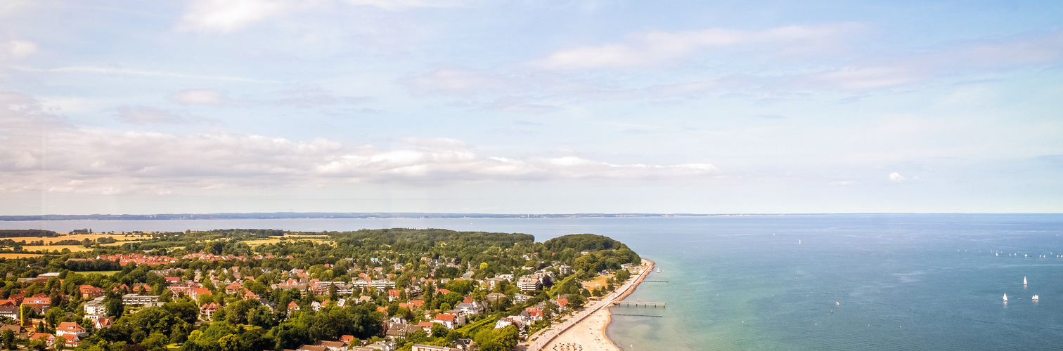 Panoramablick, Travemünde, Luebeck, Ostsee,