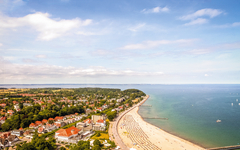 Panoramablick, Travemünde, Luebeck, Ostsee,