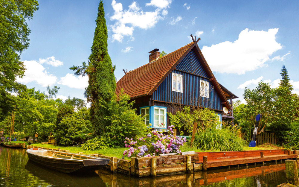 Kahnfahrt im Spreewald, Deutschland