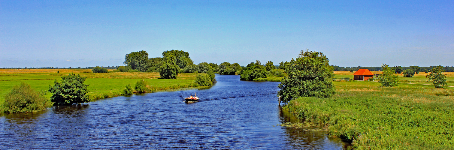 Blick auf die Hamme bei Worpswede