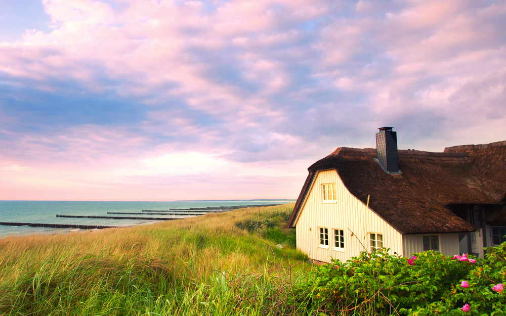 am Strand von Ahrenshoop