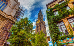Cathedral of Our Lady in Antwerp, Belgium, HDR Image.