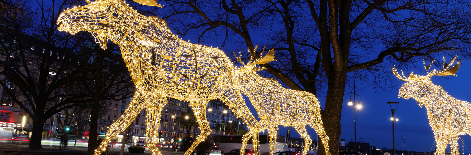 weihnachtliches Stockholm, Schweden