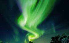 Polarlichter im Bottnischen Meerbusen