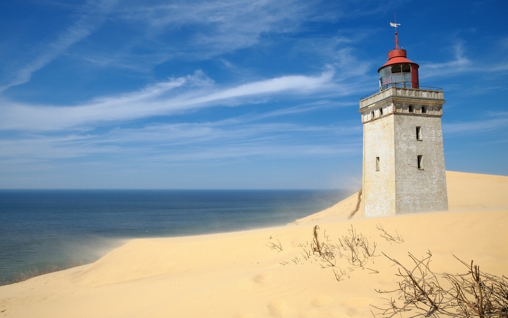 Leuchtturm von Rubjerg Node,Dänemark