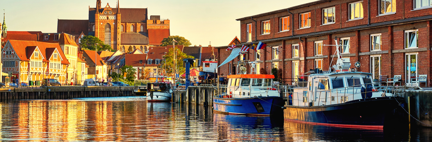 Wismar in Mecklenburg-Vorpommern, Deutschland