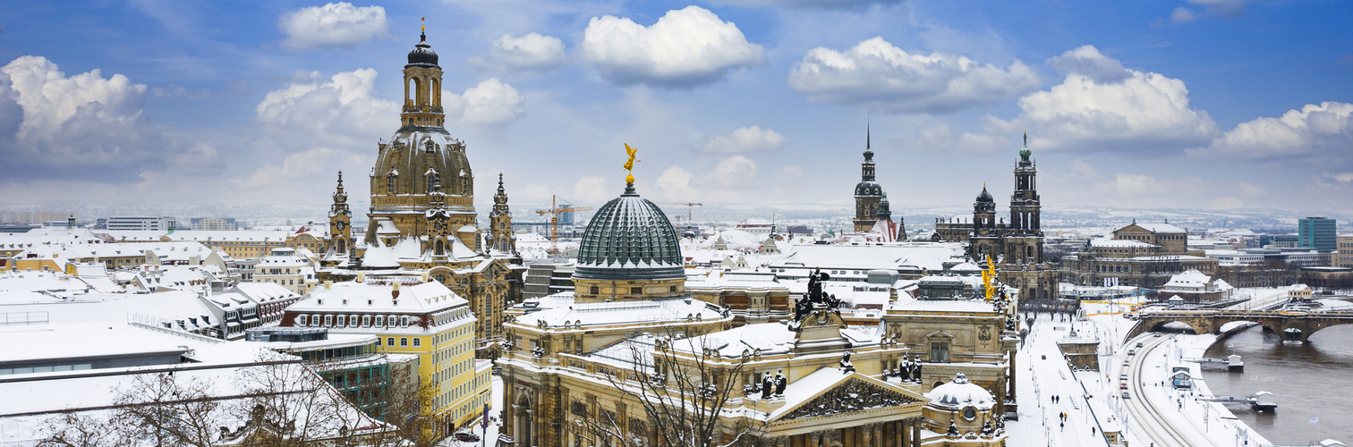 winterliches Dresden