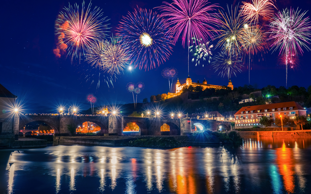 Silvester im fränkischen Weinland
