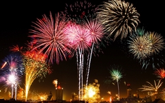Silvester an der holländischen Nordseeküste