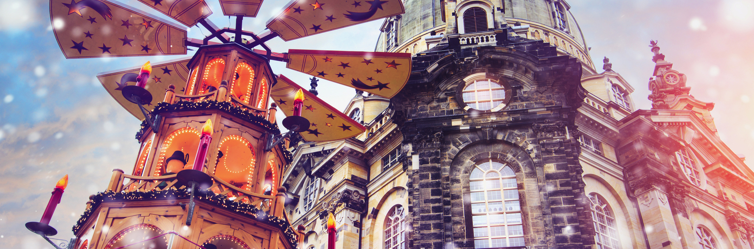 Weihnachtsmarkt in Dresden, Deutschland