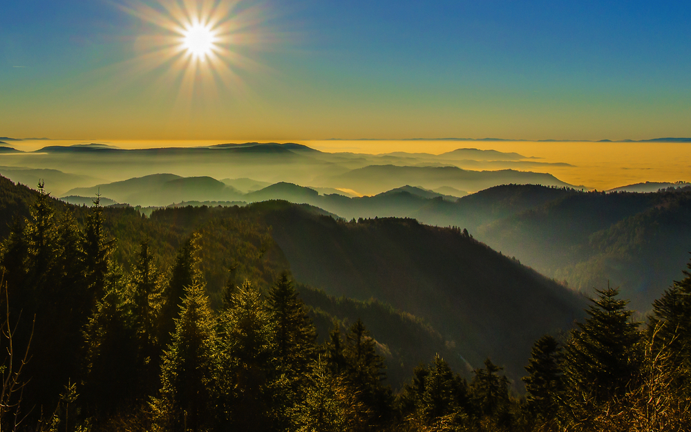 Aussicht auf die Schwarzwaldhochstraße