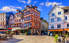 Rouen in der Normandie