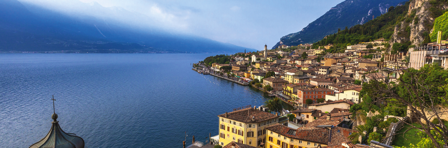 Beliebtes Reiseziel, Limone am Gardasee, Brescia, Lombardei, Ita