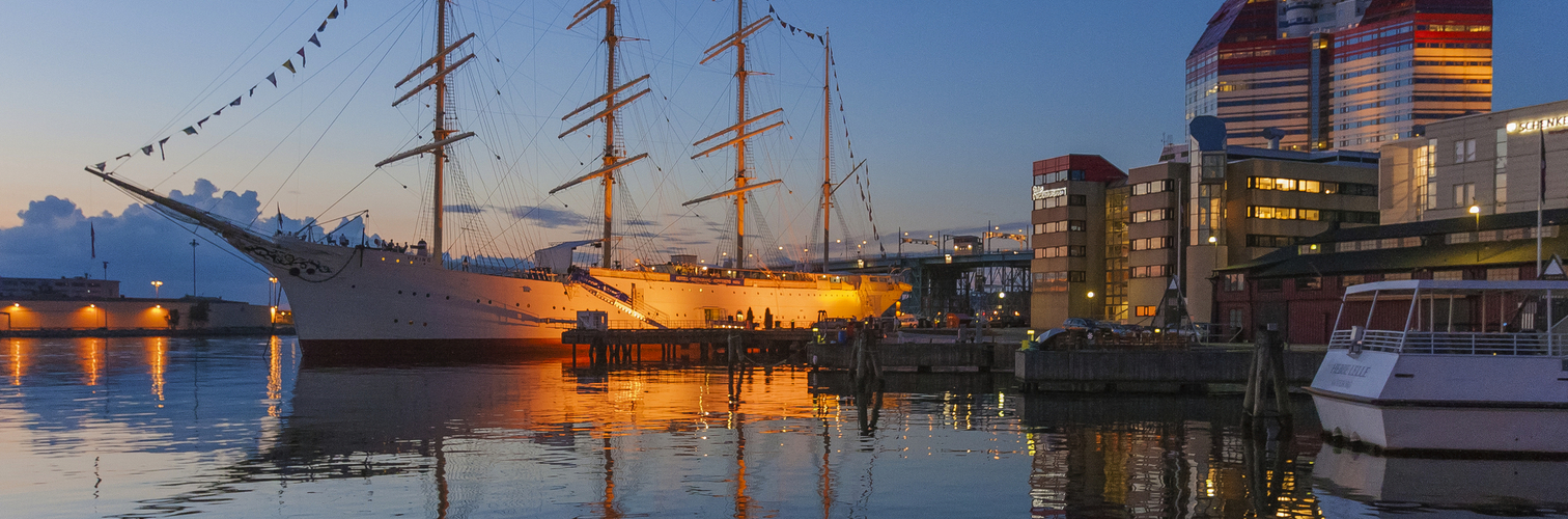 Großsegler im Hafen von Göteborg, Schweden