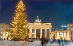 Weihnachtsbaum am Brandenburger Tor, Berlin