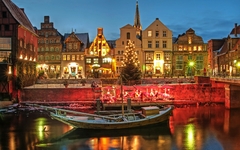 weihnachtliches Lüneburg, Deutschland