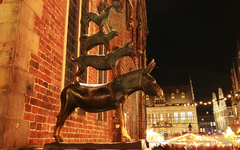 Bremer Stadtmusikanten zur Weihnachtszeit