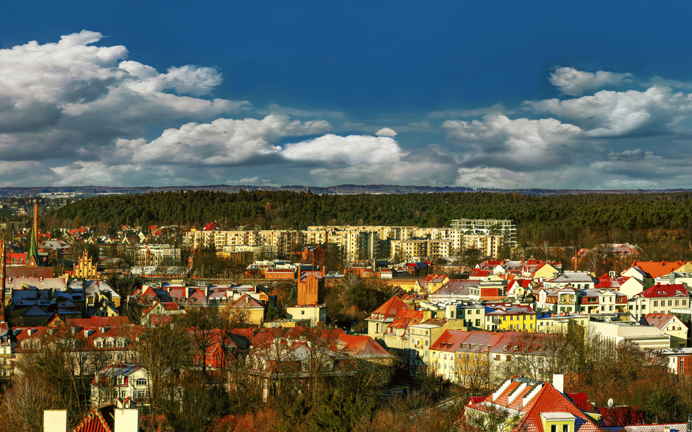 Olsztyn – eine Stadt in Ermland im Nordosten Polens