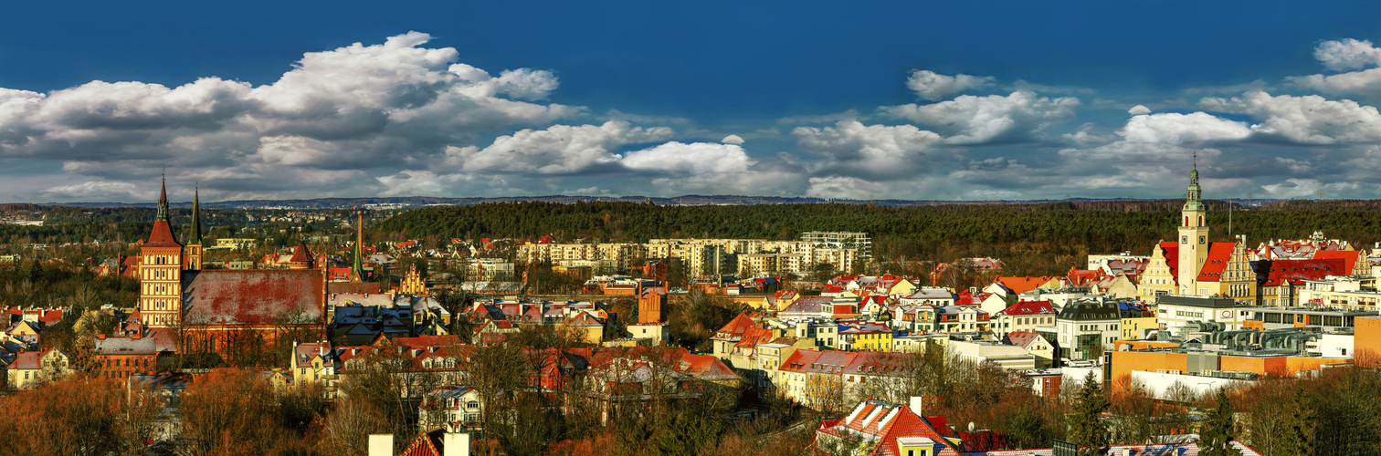 Olsztyn – eine Stadt in Ermland im Nordosten Polens