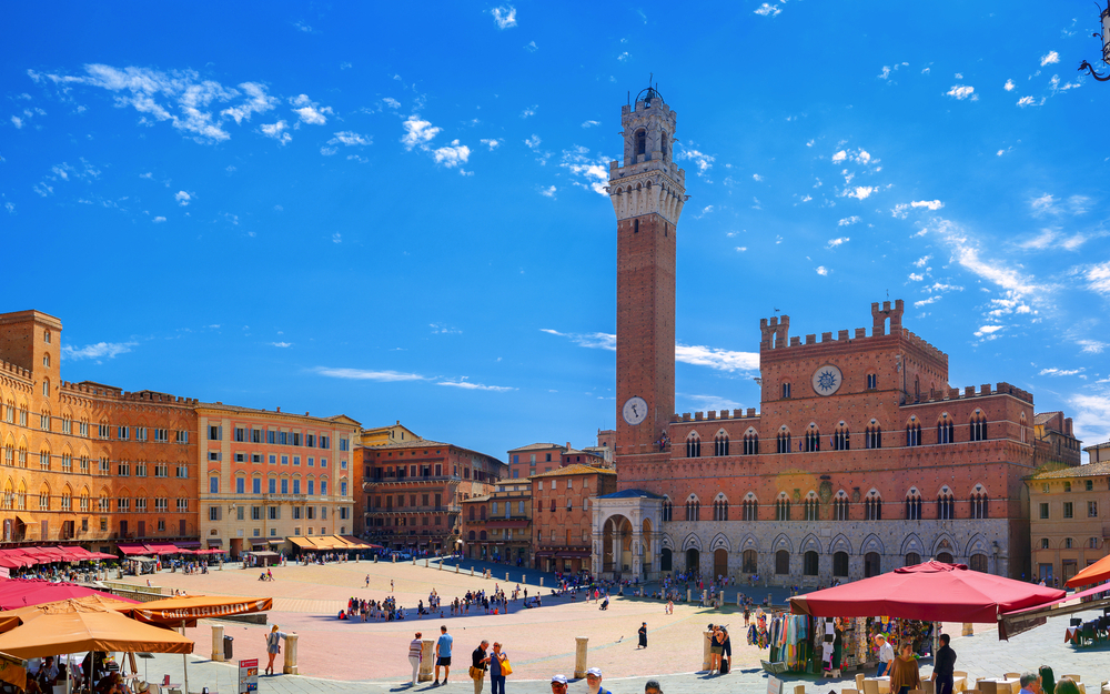 Marktplatz in Siena