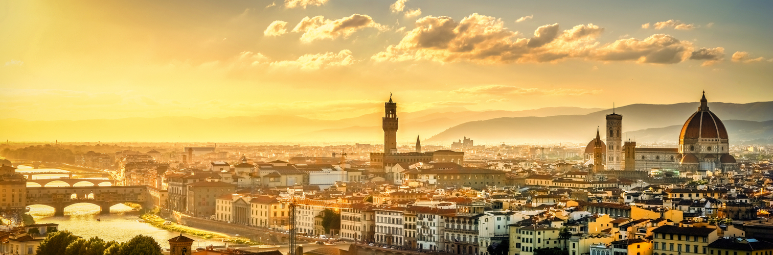 Blick über Florenz vom Michel Angelo Platz