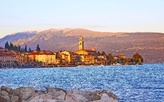 Salò in der Lombardei am Gardasee, Italien