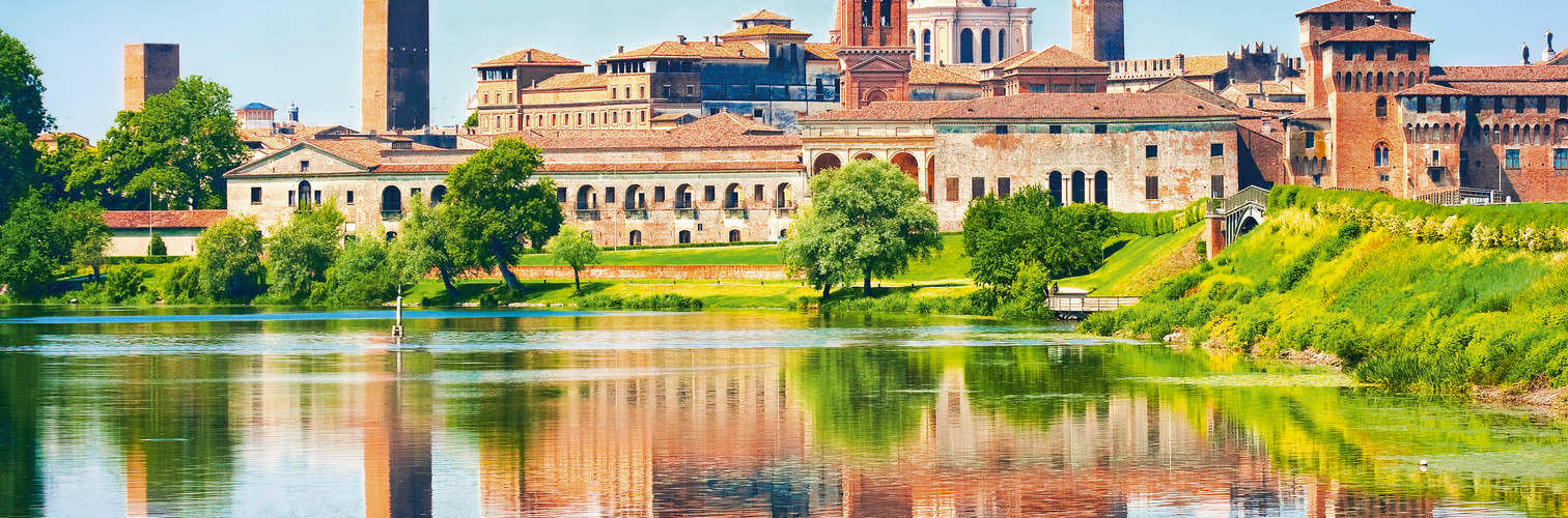 mittelalterliche Stadt Mantua in der Lombardei, Italien