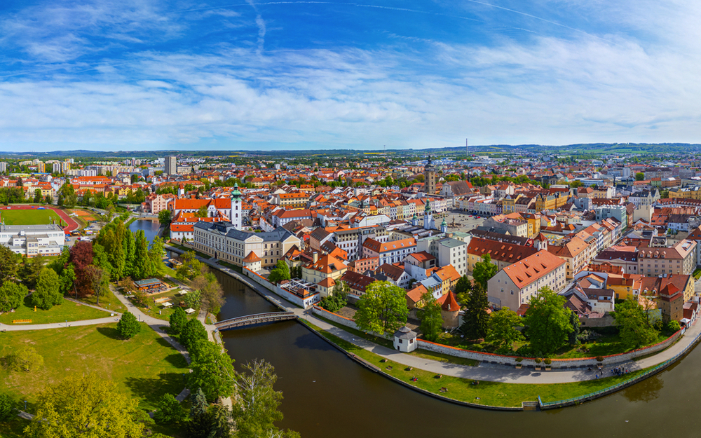 Panorama von Ceske Budejovice