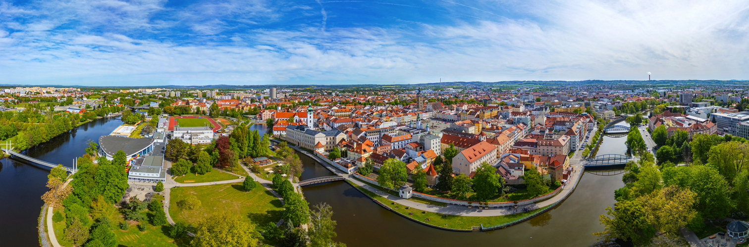 Panorama von Ceske Budejovice