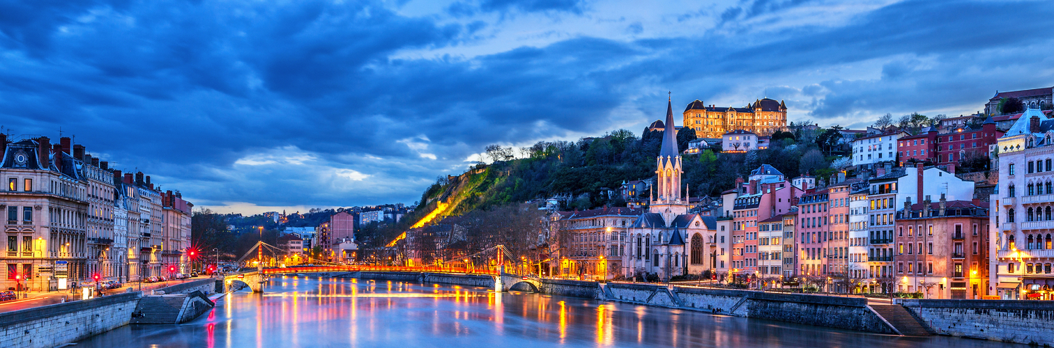 Lyon am Abend