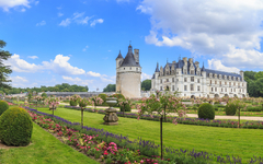 Panorama Chateau de Chenonceau im Loiretal