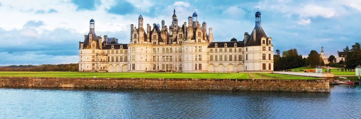 Chambord Schloss bei Sonnenuntergang
