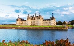 Chambord Schloss bei Sonnenuntergang