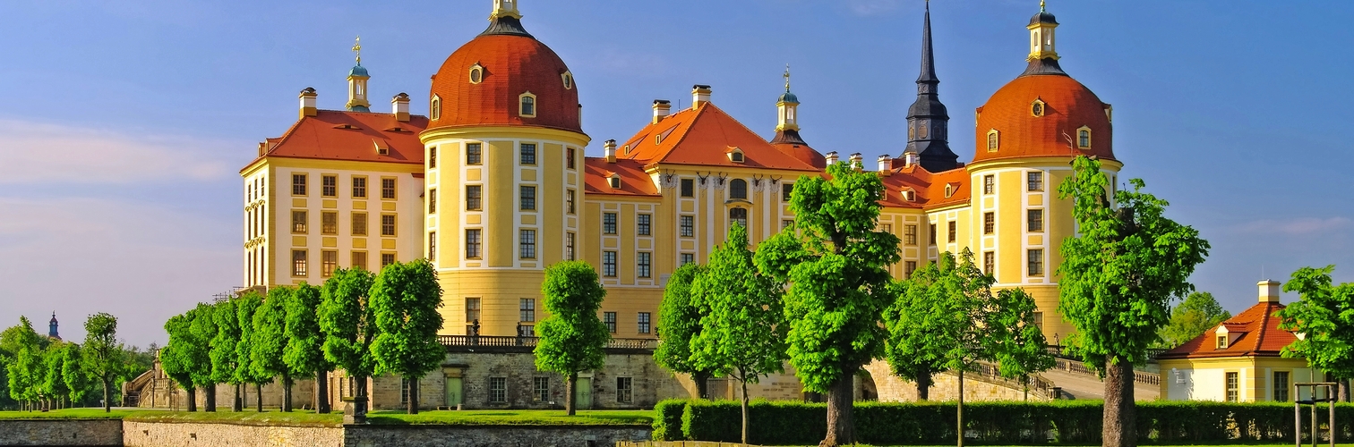Schloss Moritzburg im Sommer, Deutschland