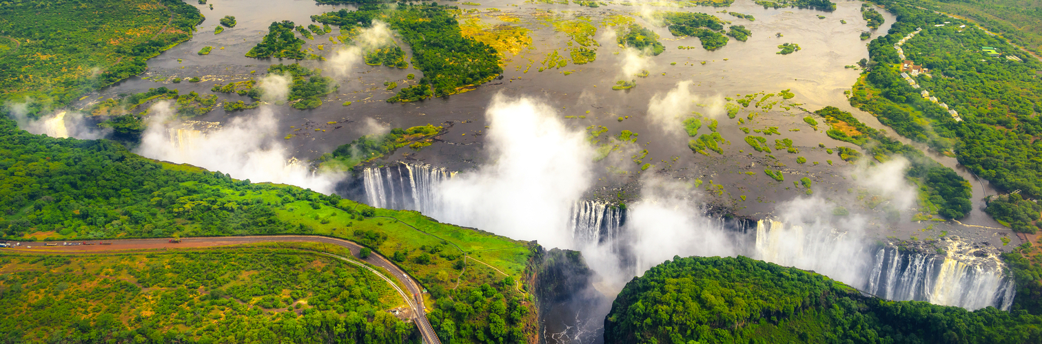 Victoria Falls in Simbabwe und Sambias
