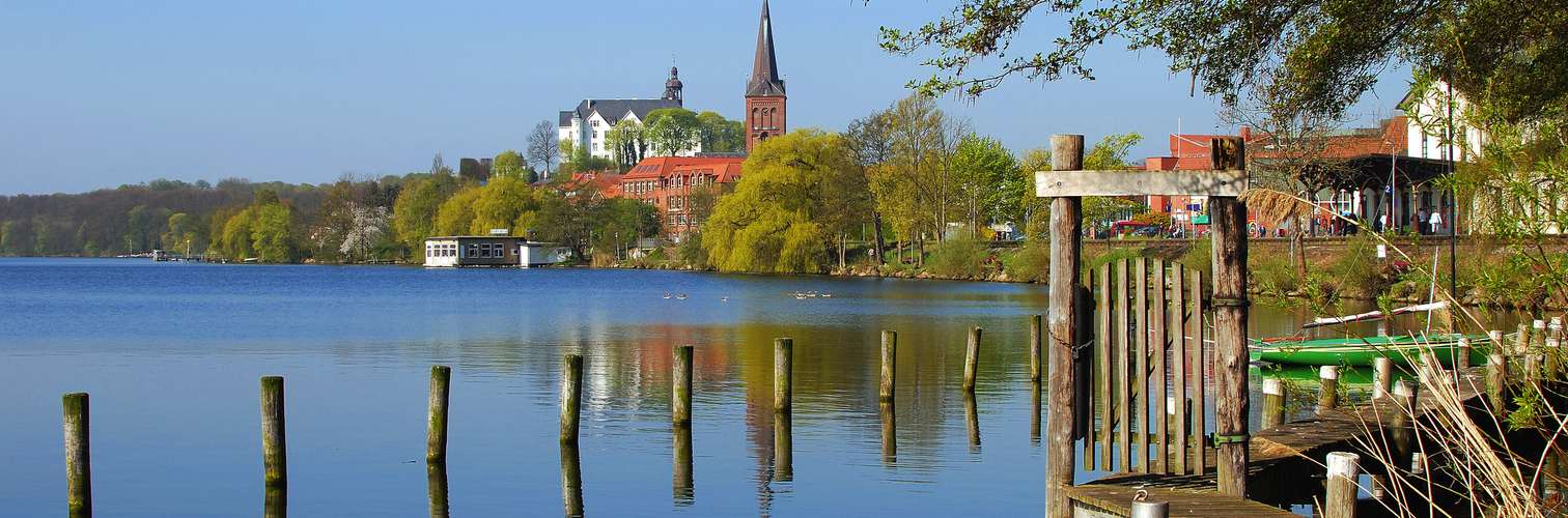 Plön am Großen Plöner See in der Holsteinischen Schweiz